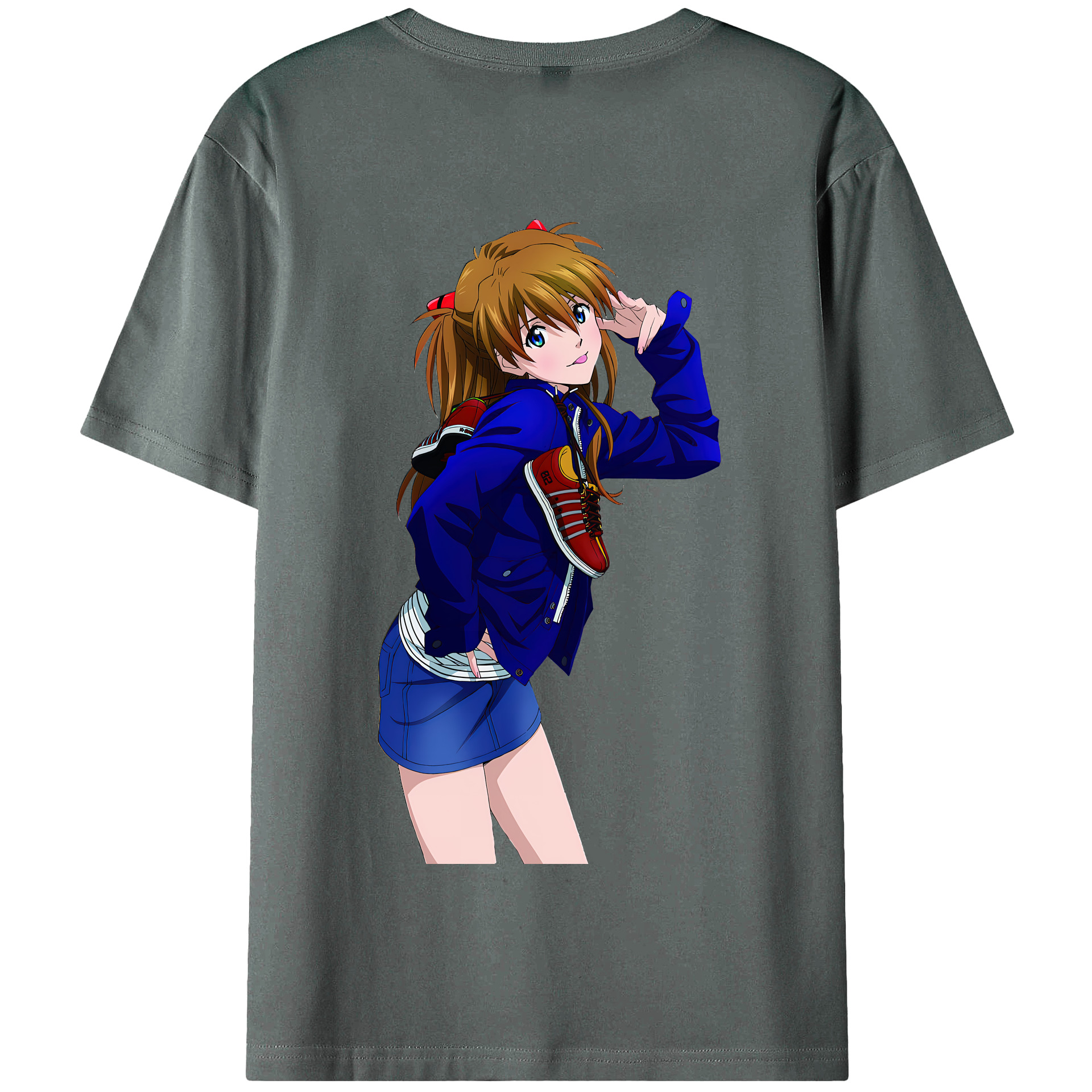 （画像用） EVA 新世紀エヴァンゲリオン 綿100％半袖Tシャツ（背面プリント）